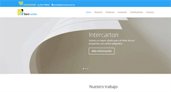 Desktop Screenshot of intercarton.com.mx