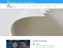 Tablet Screenshot of intercarton.com.mx